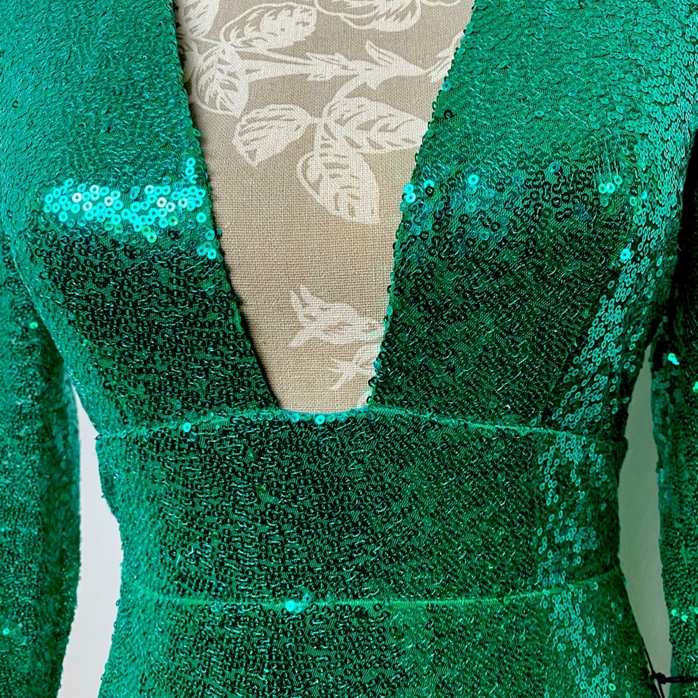 Nwt Sequin/Sparkling/Shimmering Mini Evening Dres… - image 8